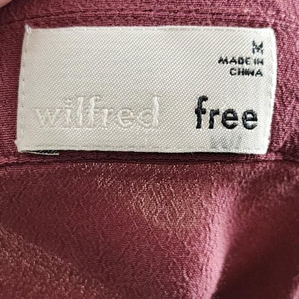 Wilfred Free Mauve Pink Button Front Shawna Camp … - image 4
